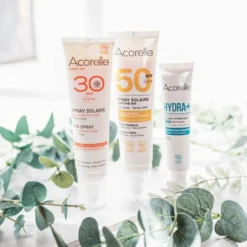 Acorelle fysikaalinen aurinkosuoja SPF 50, suihkutettava 100ml