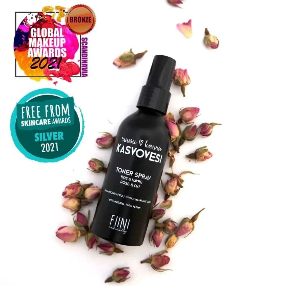 Fiini Naturally Ruusu-kaura kasvovesi 100ml