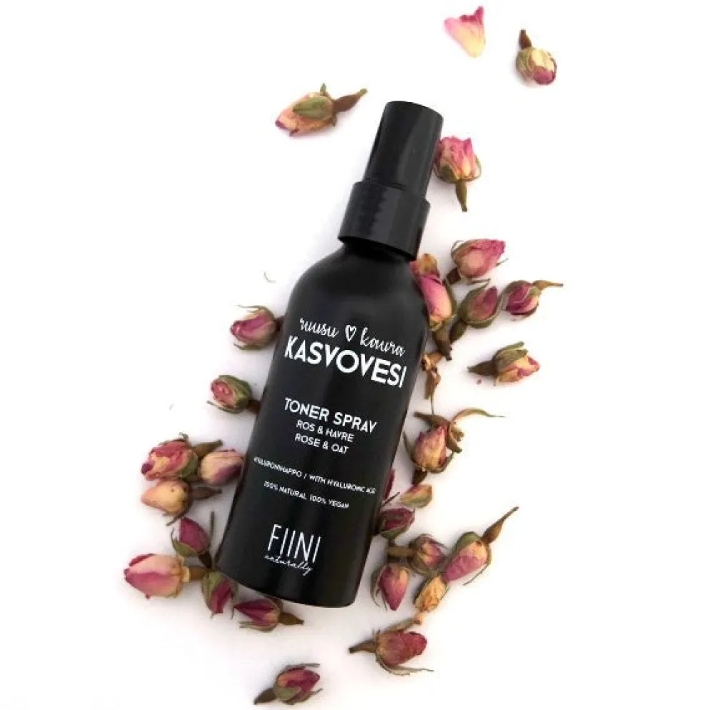 Fiini Naturally Ruusu-kaura kasvovesi 100ml