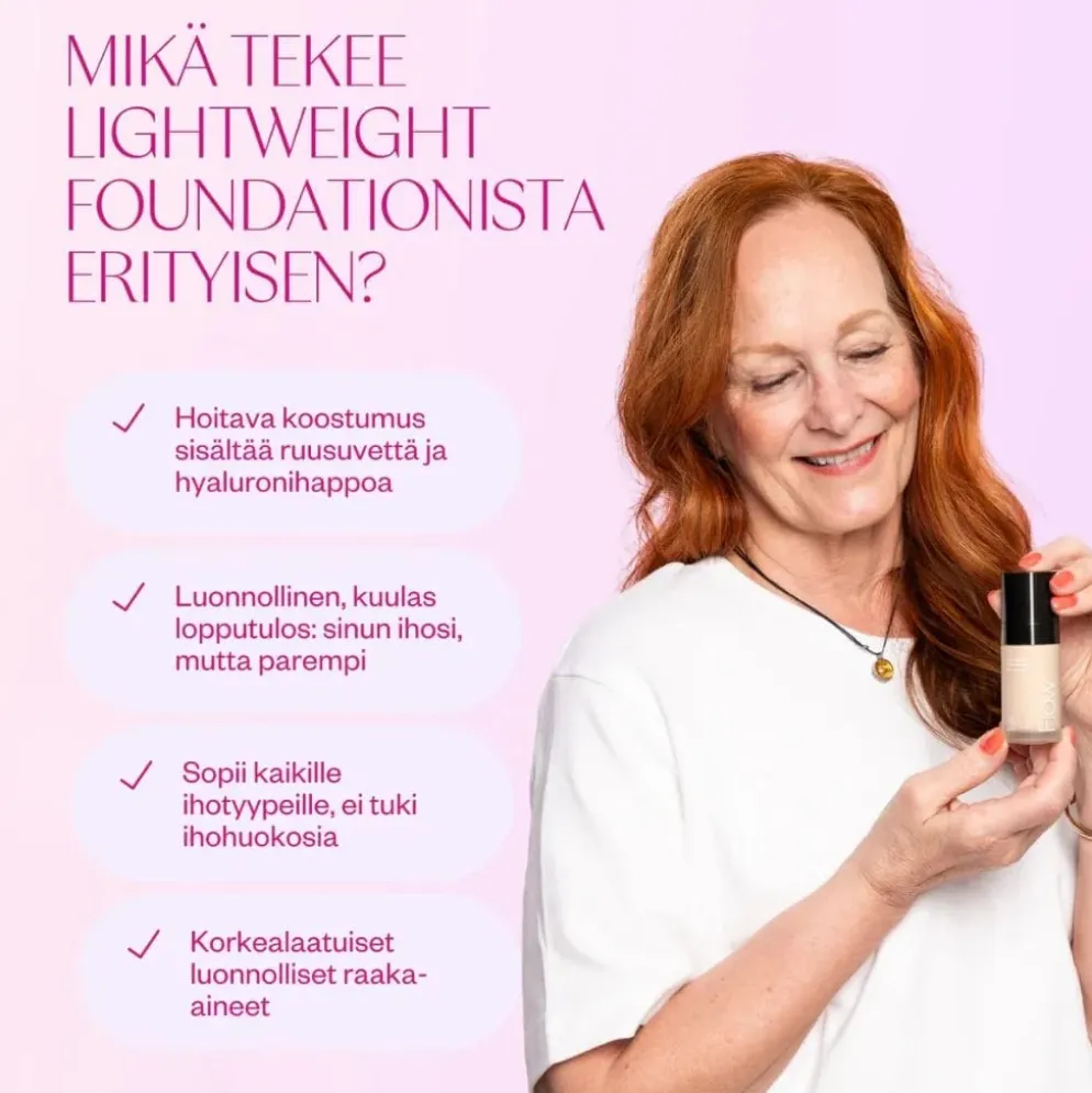 Kevyt meikkivoide Flow Cosmetics Lightweight Foundation 30ml