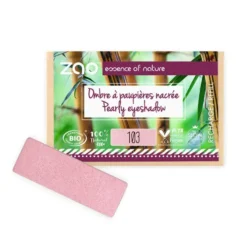Korallin pinkki luomiväri Zao Pearly 103 Old Pink