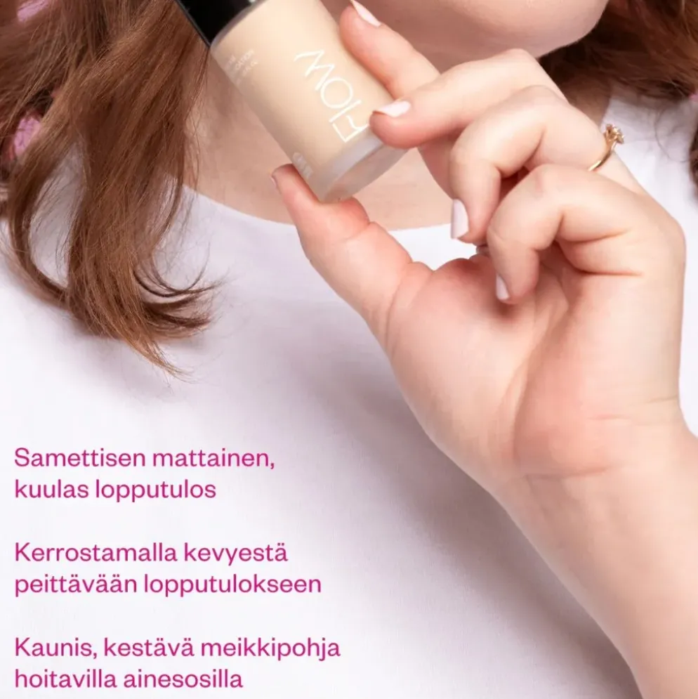 Kosteuttava meikkivoide Flow Cosmetics Cream Foundation 30ml