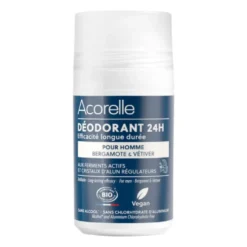 Miesten deodorantti Acorelle Bergamot & Vetiver roll-on
