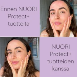 NUORI Protect+ hajusteeton kasvovoide 30ml