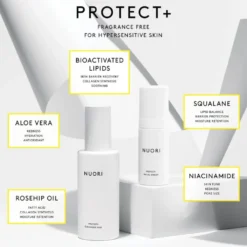 NUORI Protect+ hajusteeton kasvovoide 30ml