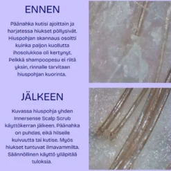 Päänahan kuorinta Innersense True Enlightenment Scalp Scrub 200ml