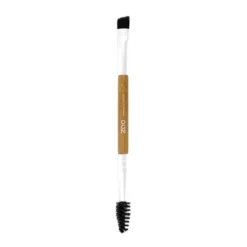 Ripsiharja ja kulmasivellin Zao Bamboo Duo Eyebrow Brush 712