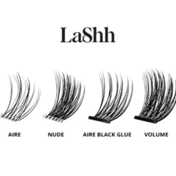 Ripsitupsut LaShh Aire, musta liima
