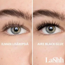 Ripsitupsut LaShh Aire, musta liima