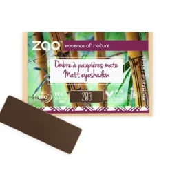 Ruskea luomiväri Zao Matt 203 Dark Brown