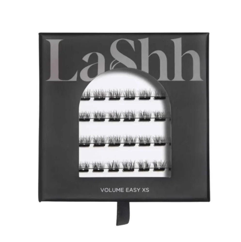Tuuheat tekoripset LaShh Volume ripsitupsut, musta liima